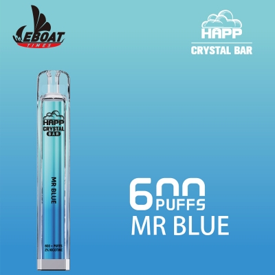 Crystal 600 Puffs, Mesh Coil